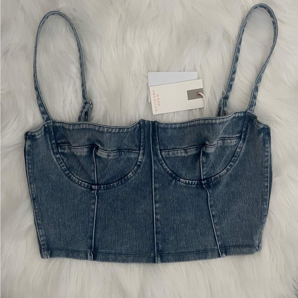 Good American Denim Bustier